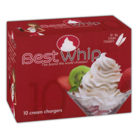 BESTWHIP CREAM CHARGERS 10 PACK X 10 (100 BULBS)